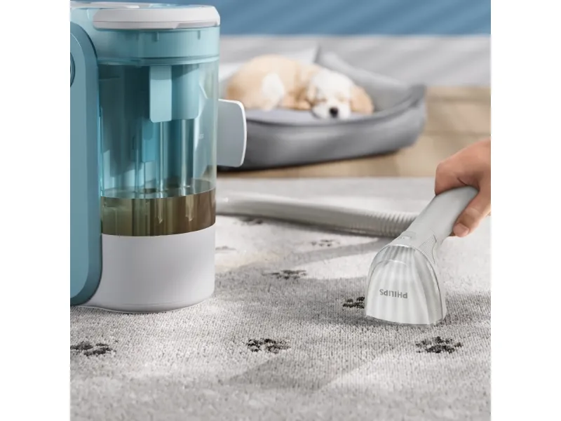 Philips 3000 Series XW3193 - Tæpperenser - beholder - silky white/blue