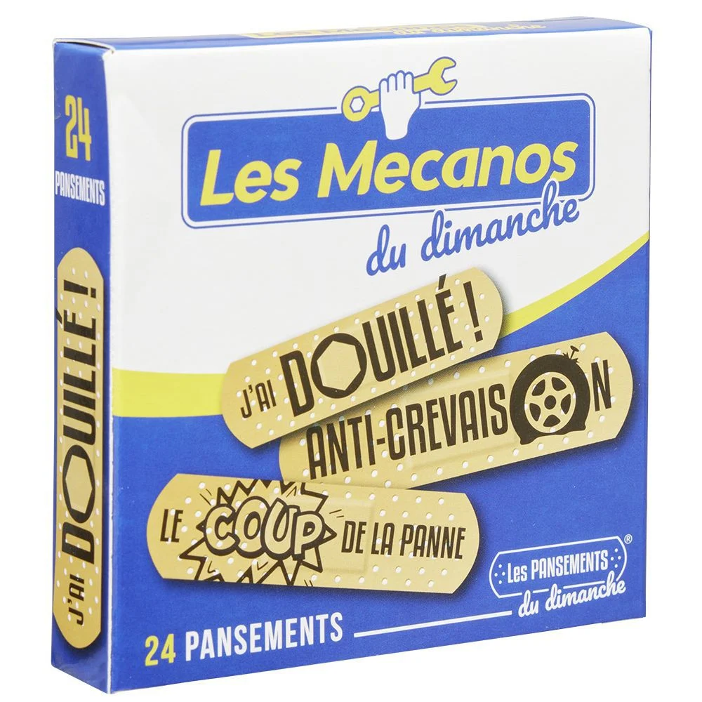 Pansement humoristique Mécano x24
