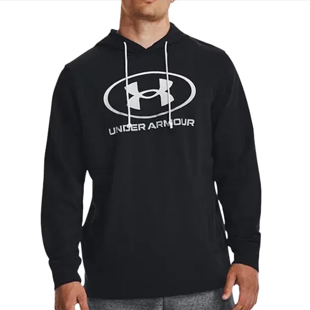 Under Armour Sweat à Capuche Noir Homme Under Armour Rival Terry Graphic