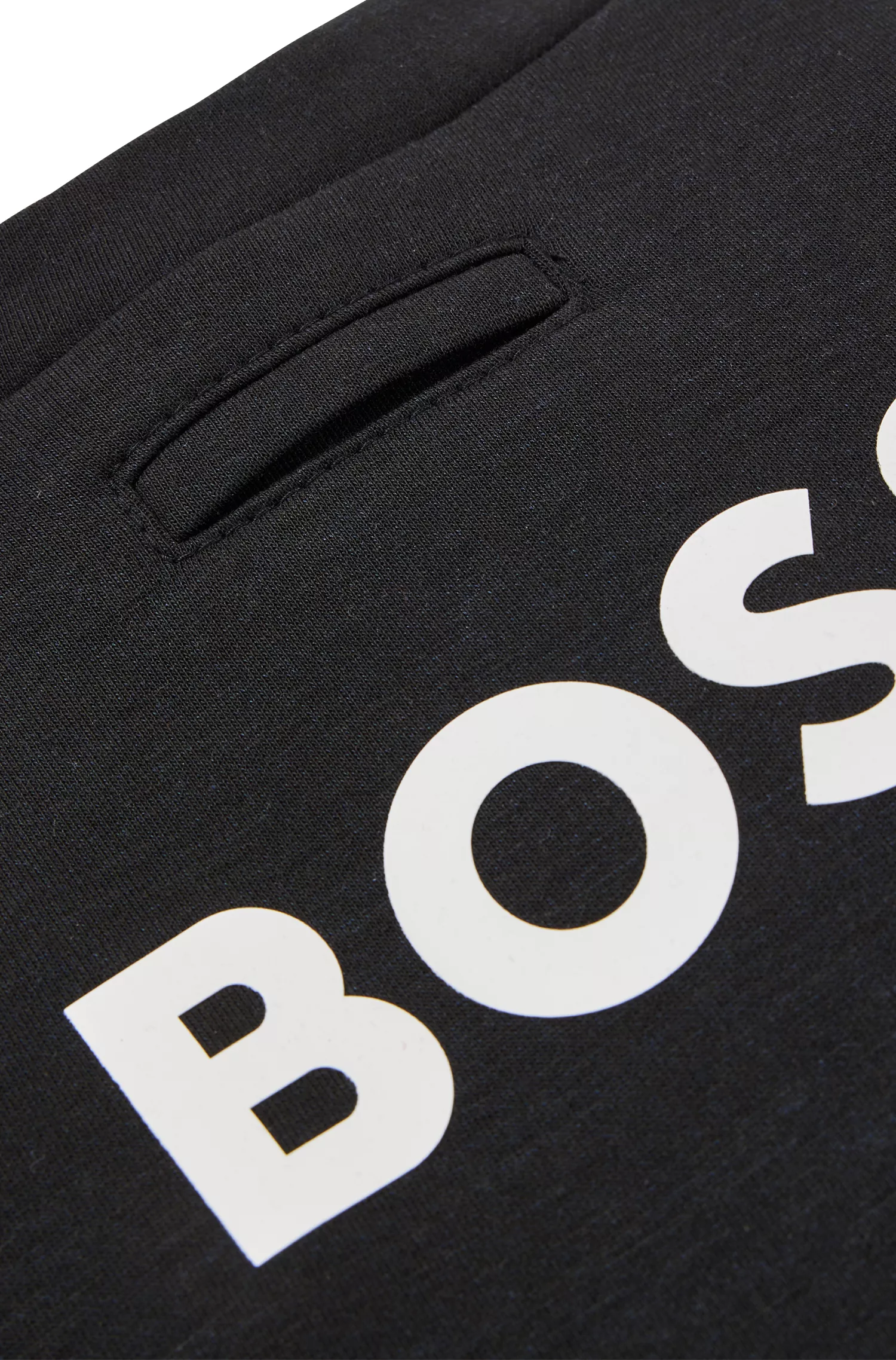Camiseta BOSS Black-Dog em malha de algodão misto