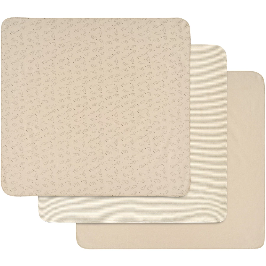Alvi® Molton-Windeln 3er Pack Starfant 80 x 80 cm