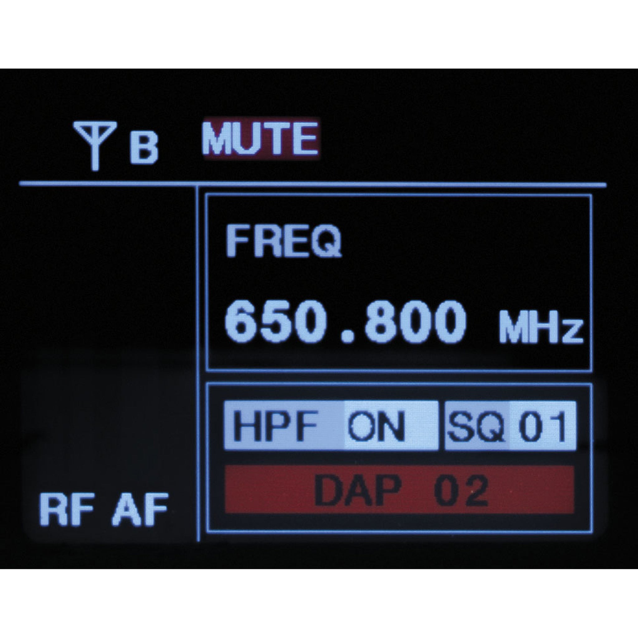 DAP EDGE EBS-2 draadloos headset systeem (610 - 670 MHz)