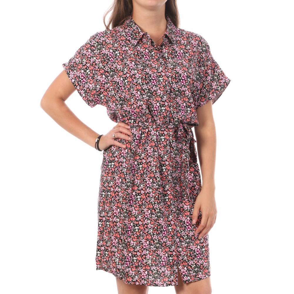 Vero Moda Robe Chemise Rose/Noir Femme Vero Moda Easy