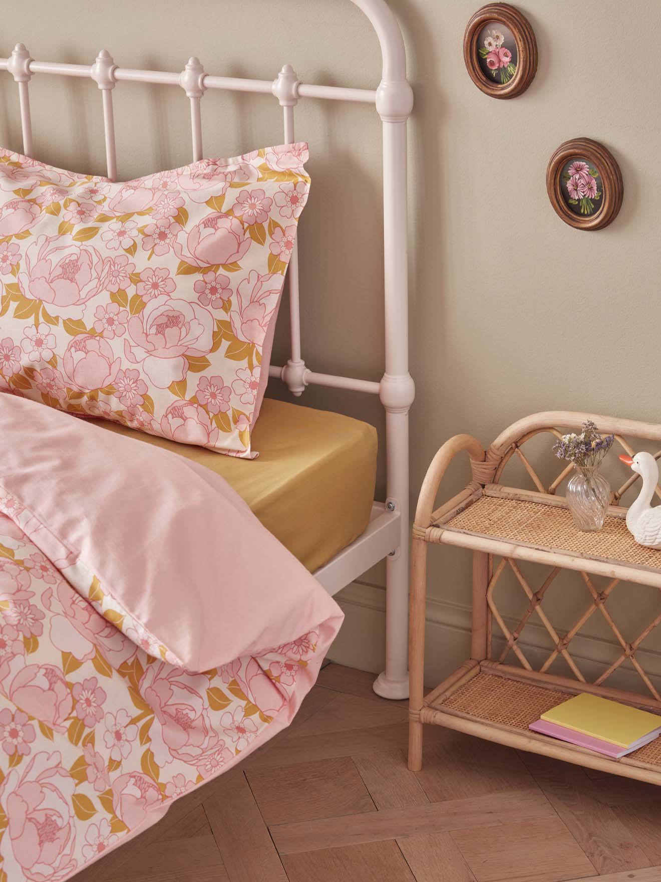 Drap-housse uni coton 