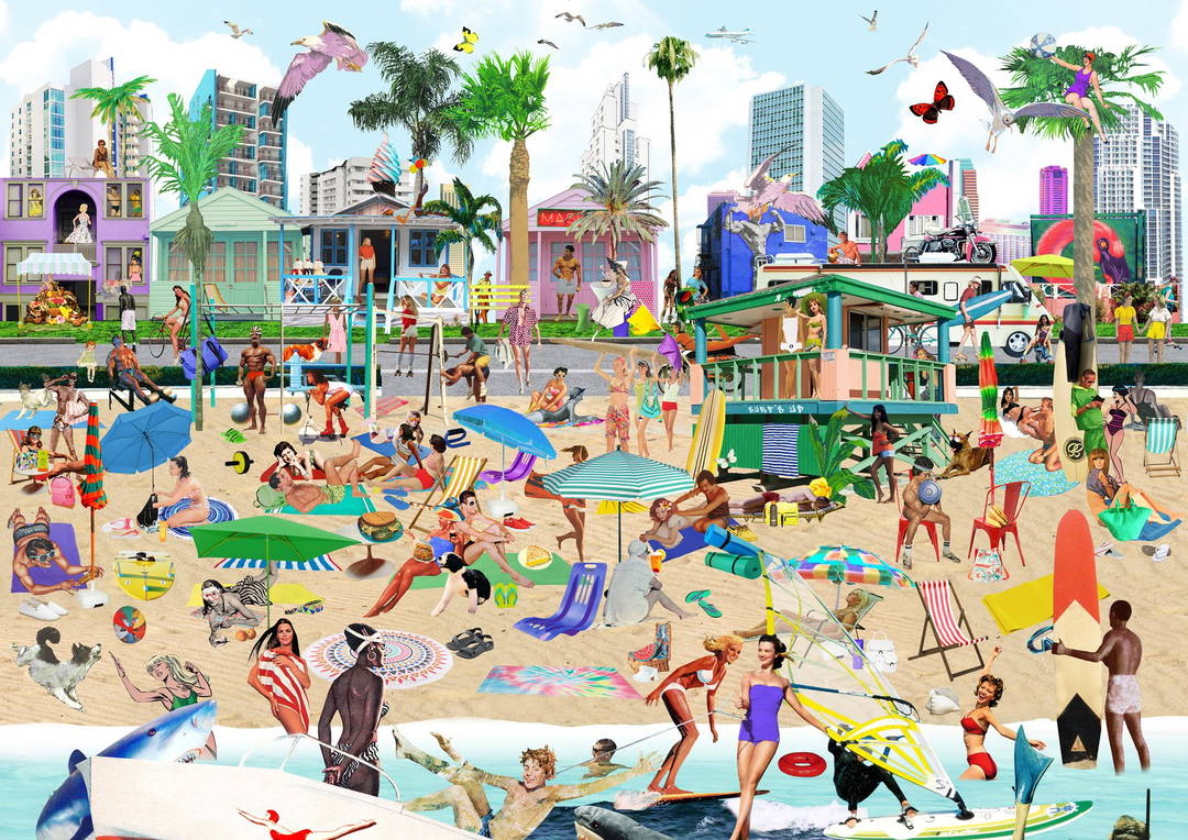 Venice Beach by Sanda Anderlon - Limited Edition. Edition of: 100. Signed.