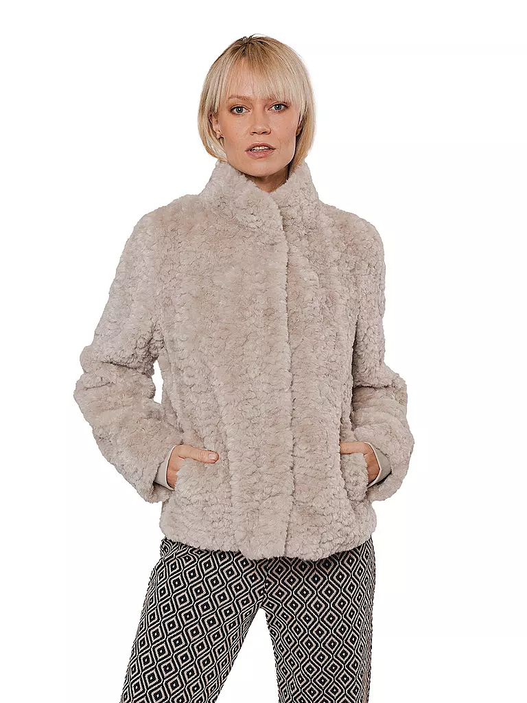 RINO&PELLE Jacke in Felloptik KION creme