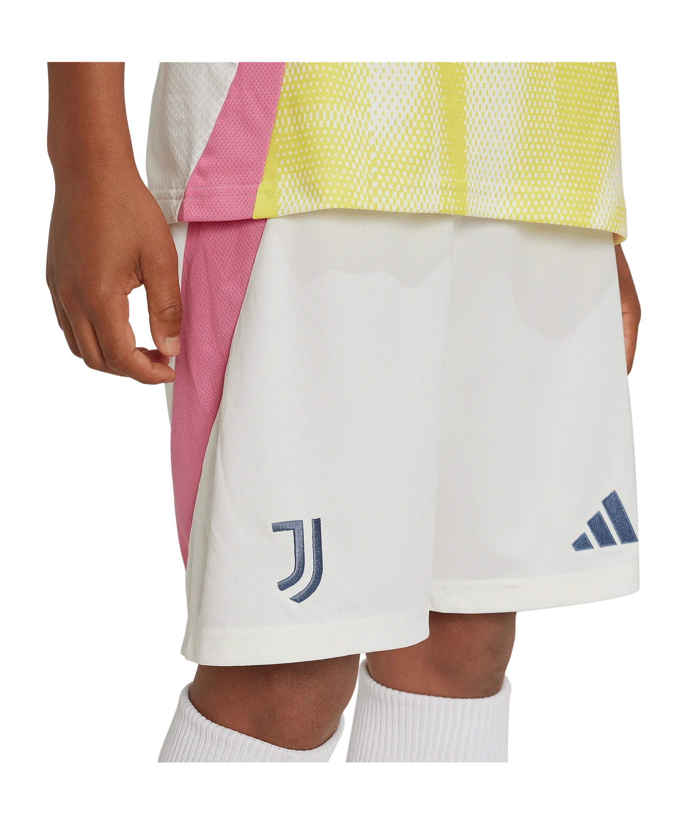 adidas Juventus Turin Short Away 2024/2025 Kids Weiss