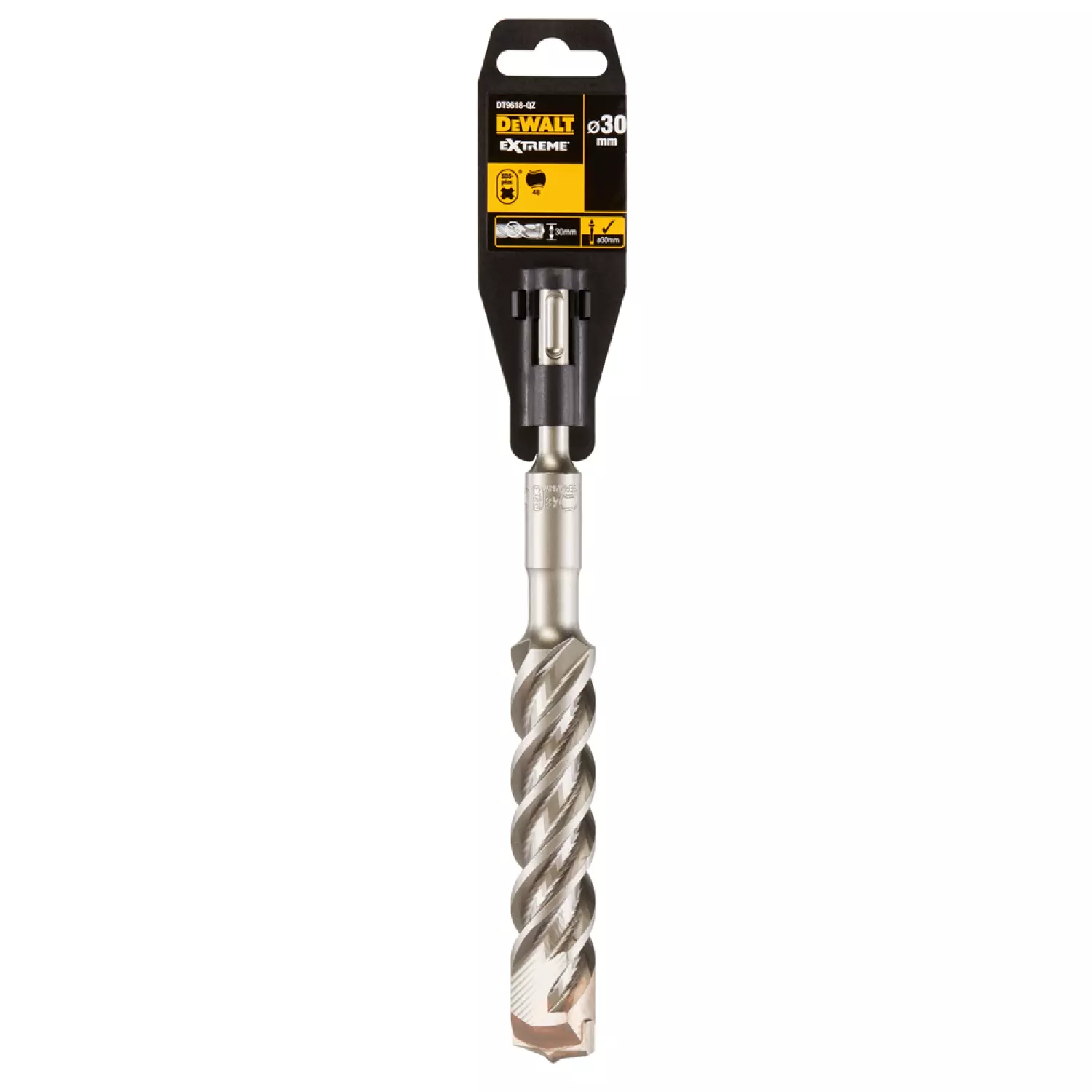 DeWALT DT9618 SDS-Plus EXTREME 2 Hamerboor - 2 snijvlakken - 30 x 200 x 250mm