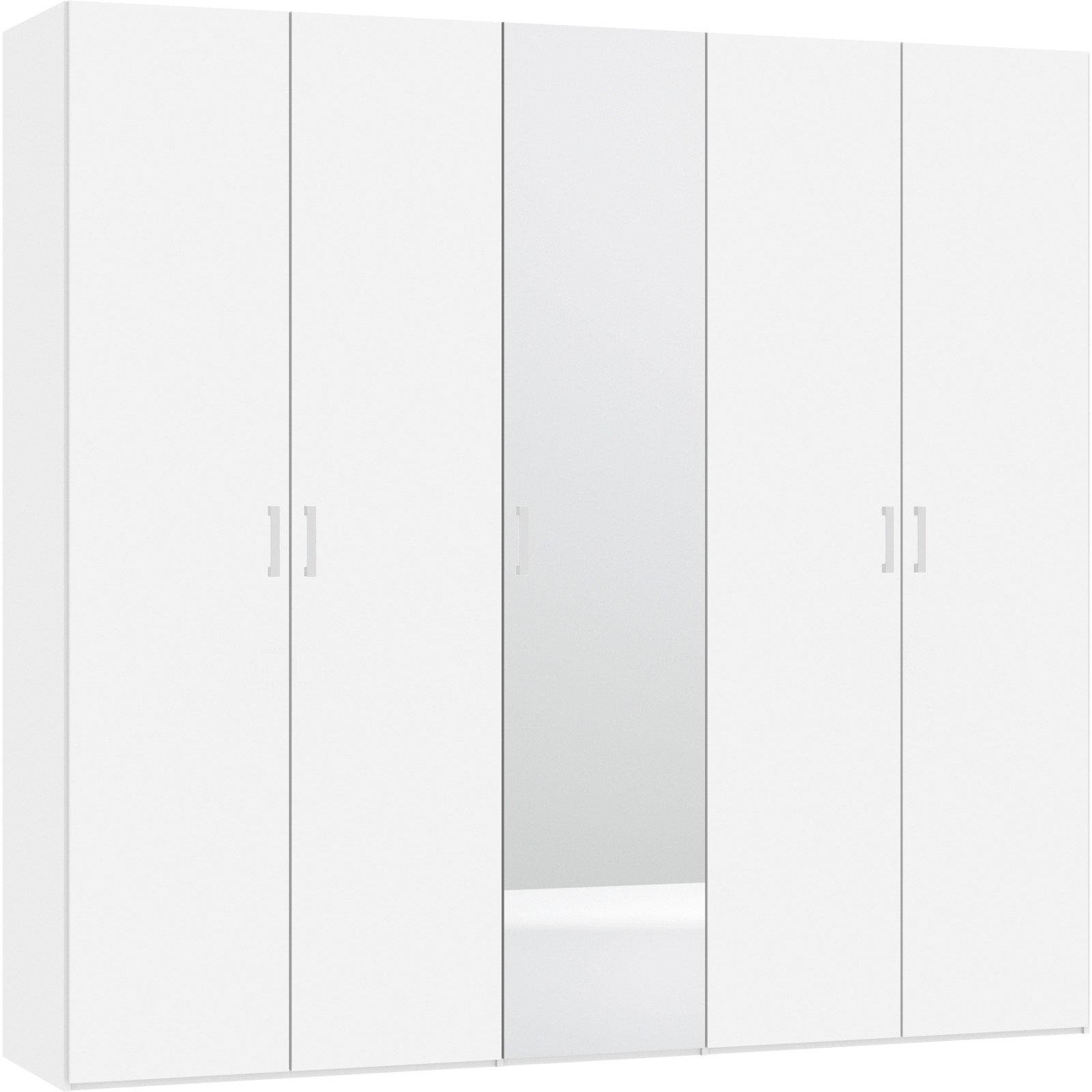 Drehtürenschrank Schweizer 252.8 x 236 x 58.5 cm