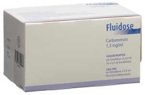 FLUIDOSE Augentropfen Monodosen, 30 x 0.4 ml