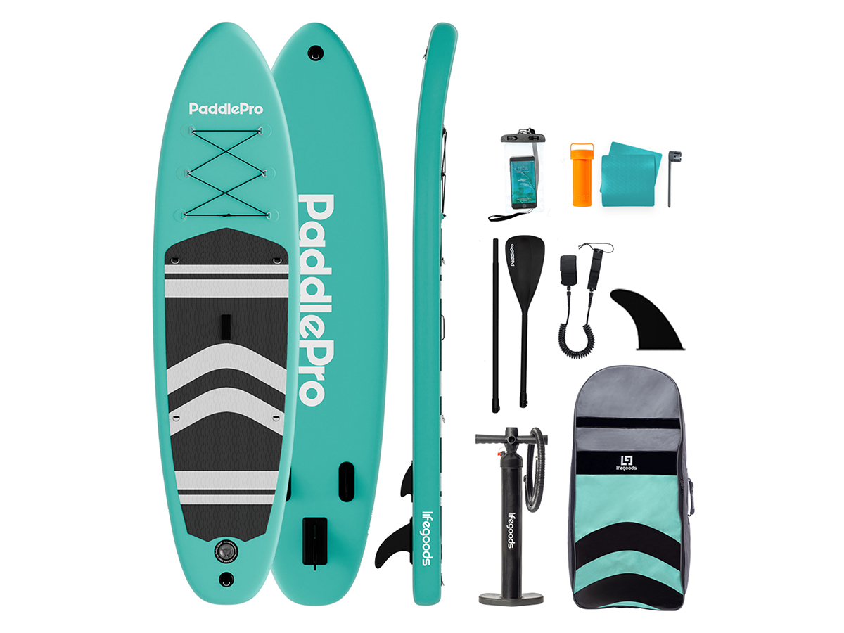 Lifegoods paddlepro sup board - mint green/black