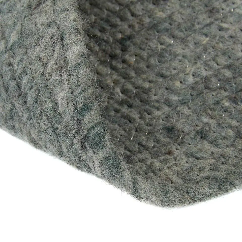 Interieur05 rond vloerkleed Gapo groen - 220 x 220 cm