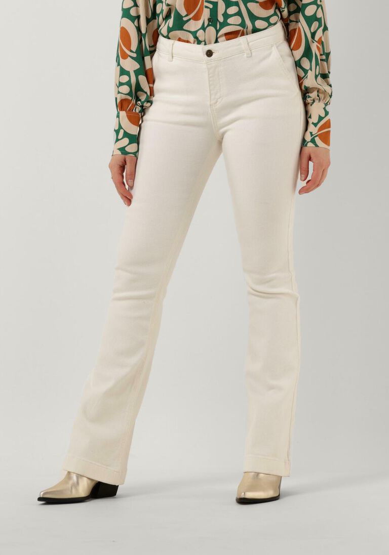 BY-BAR ecru by-bar flared jeans leila pant twill