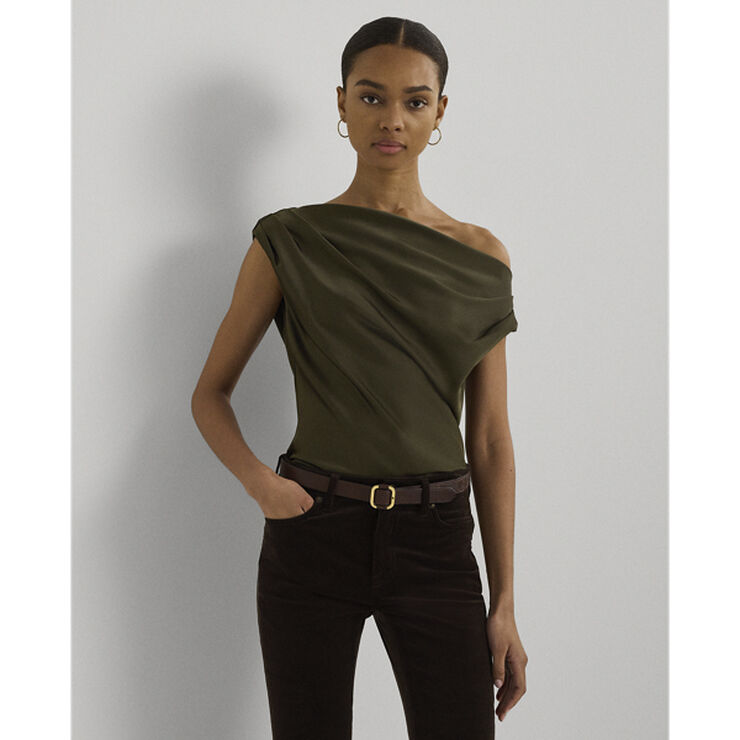 Lauren Ralph Lauren SHIRT WT CHARM-TOP Botanic green