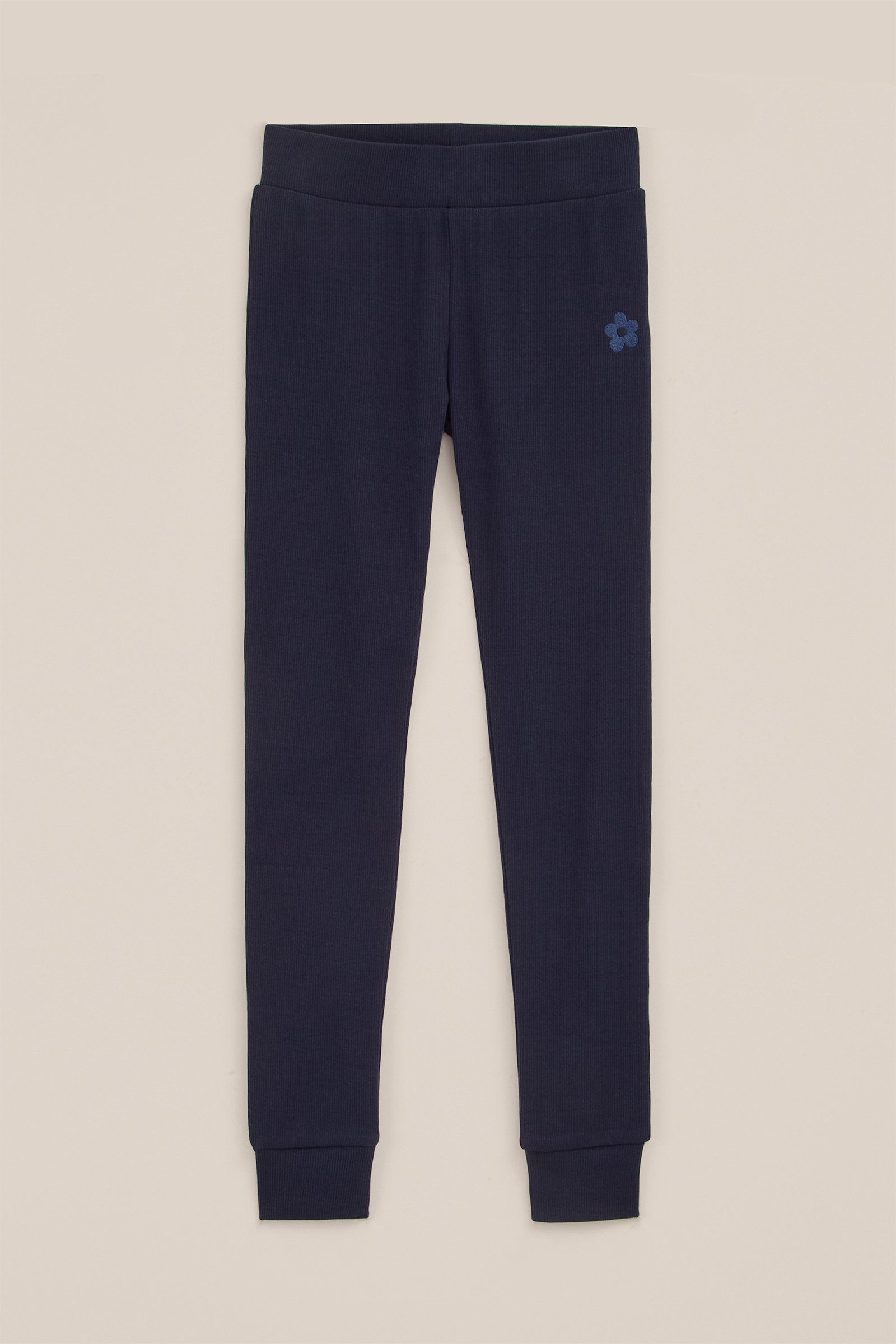 Meisjes geribde legging WE Fashion Blauw