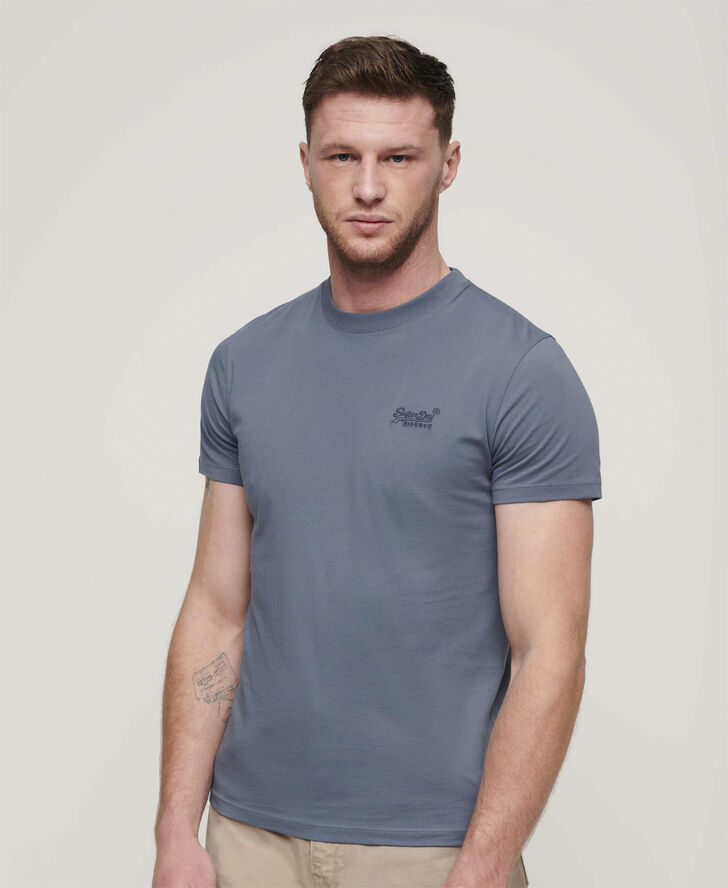 Superdry ESSENTIAL LOGO EMB TEE UB Heritage washed blue