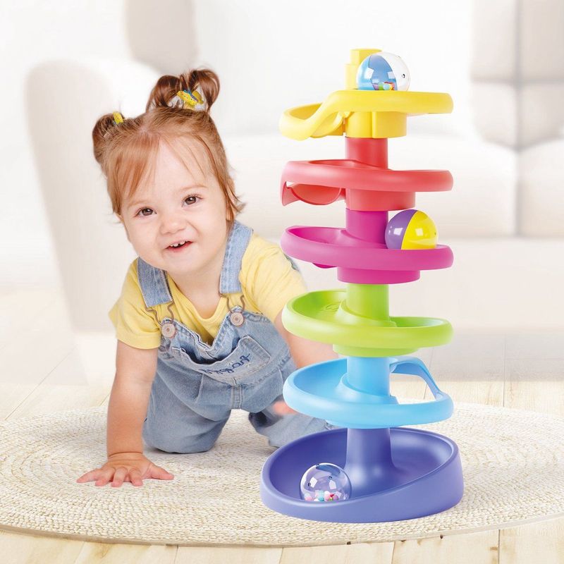 Quercetti - Spiral Tower - Educatief Spel - Kleurvol - Veilig Materiaal