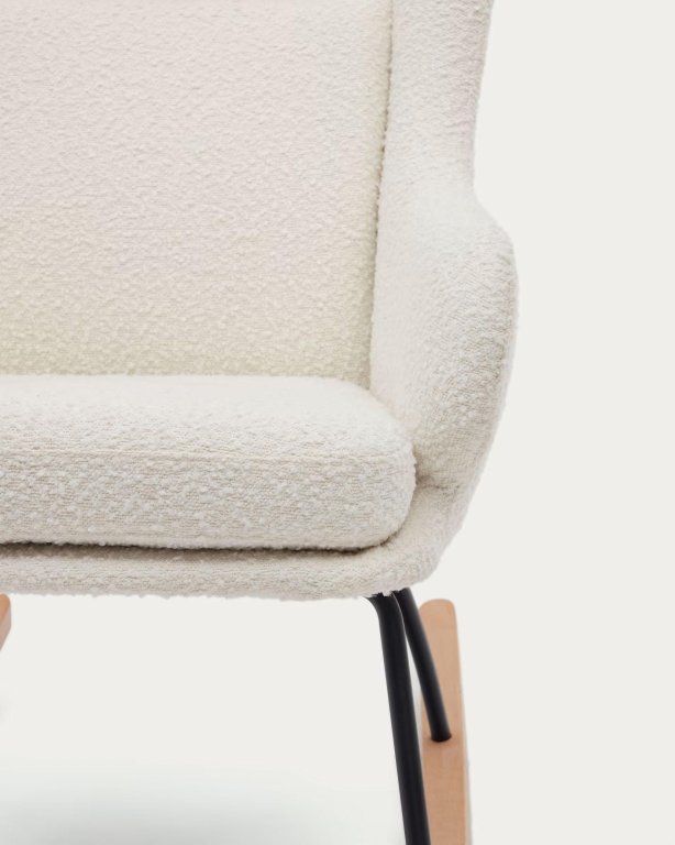 Kave Home Maustin schommelstoel beige