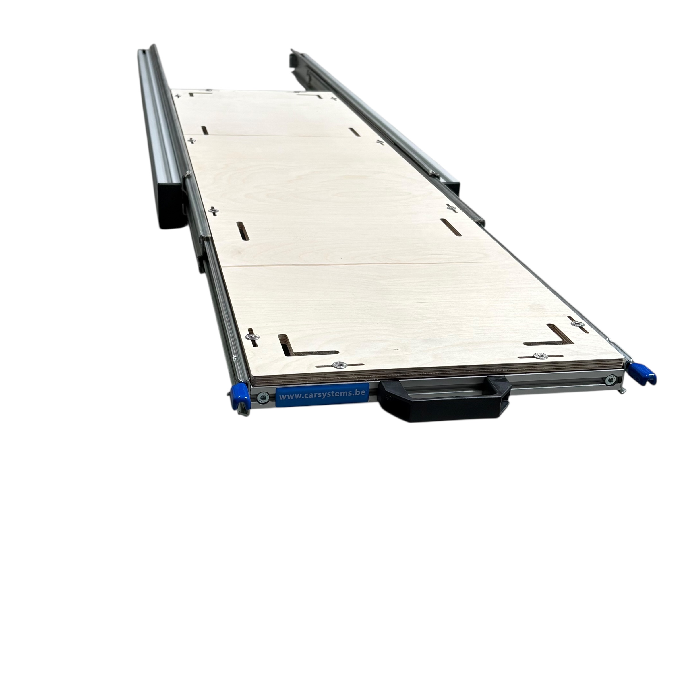 Aluminium schuifframe camper 120x30 cm met 9 mm multiplex
