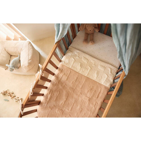 Housse de matelas à langer 50x70cm Twinkling - Sea green - JOLLEIN