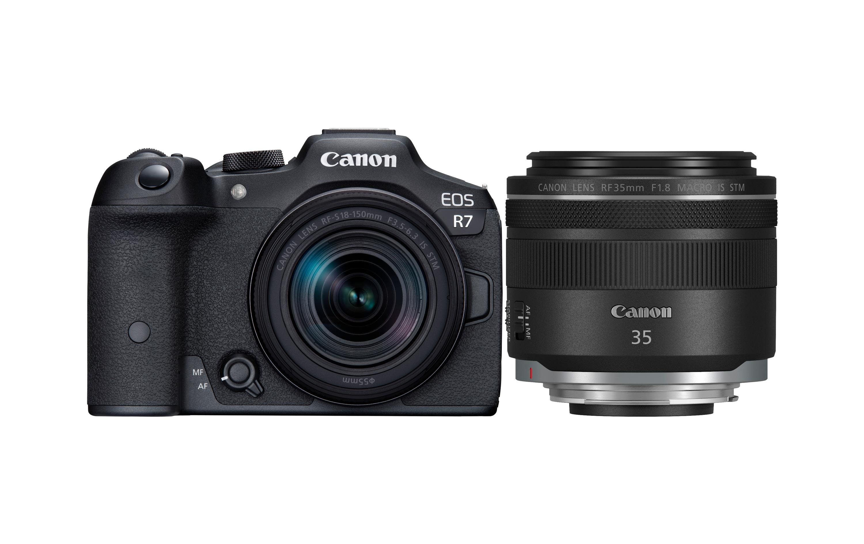 Fotokamera EOS R7 inkl. RF-S 18-150 / 35 Kit<br>EOS R Technologie trifft APS-C Design