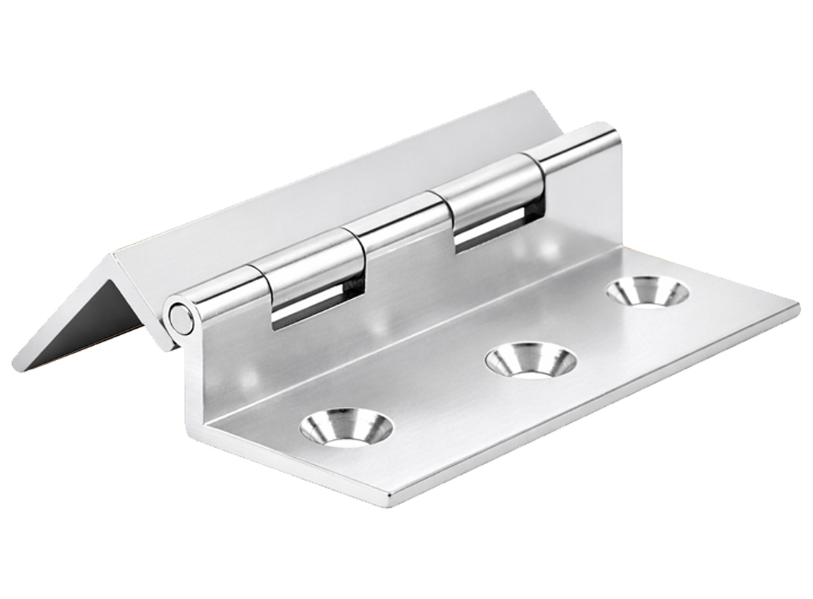 Obelink metalen haakse scharnieren (2x stuks) - silver