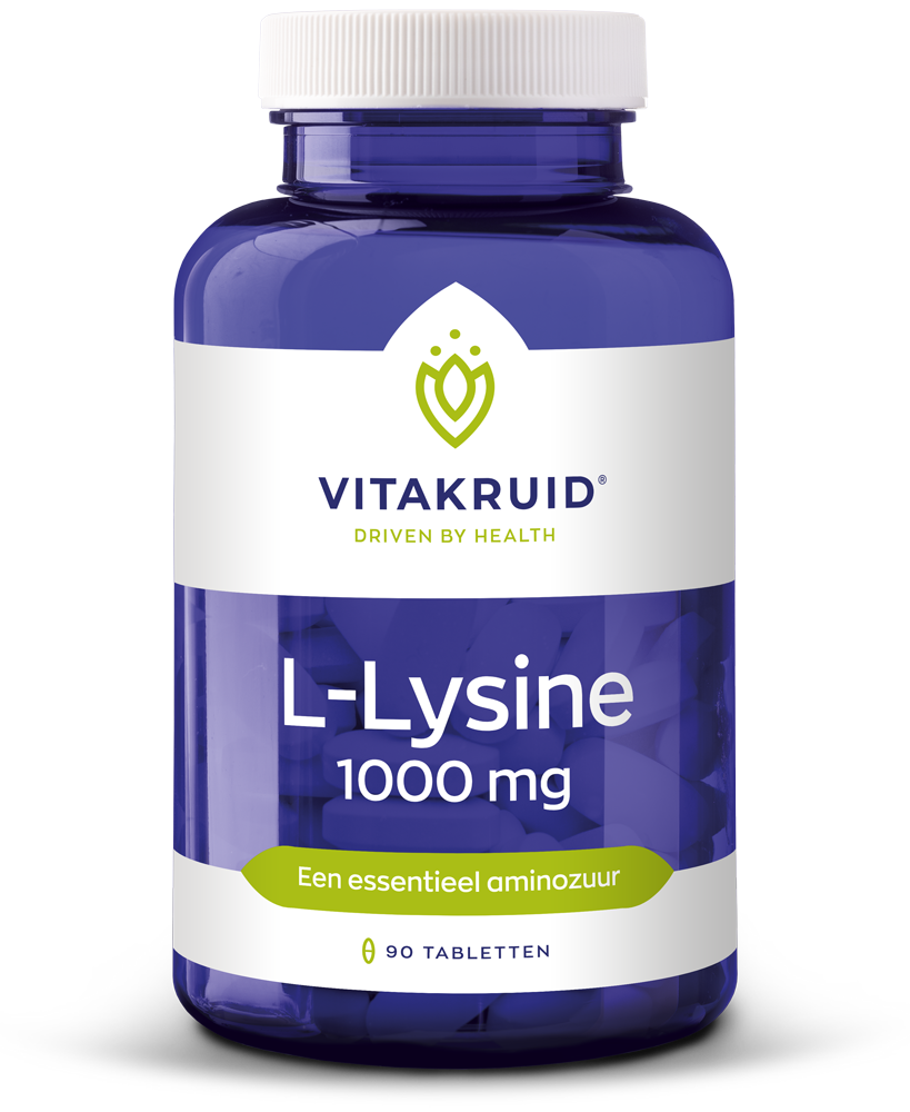 Vitakruid L-Lysine 1000Mg Met Vitamine C (90 tabletten)