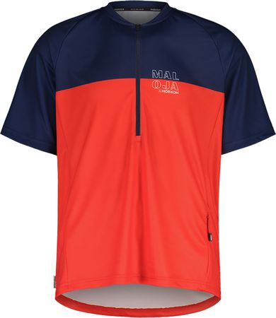 BARETTIM Herren-Kurzarmtrikot  fire red multi  M