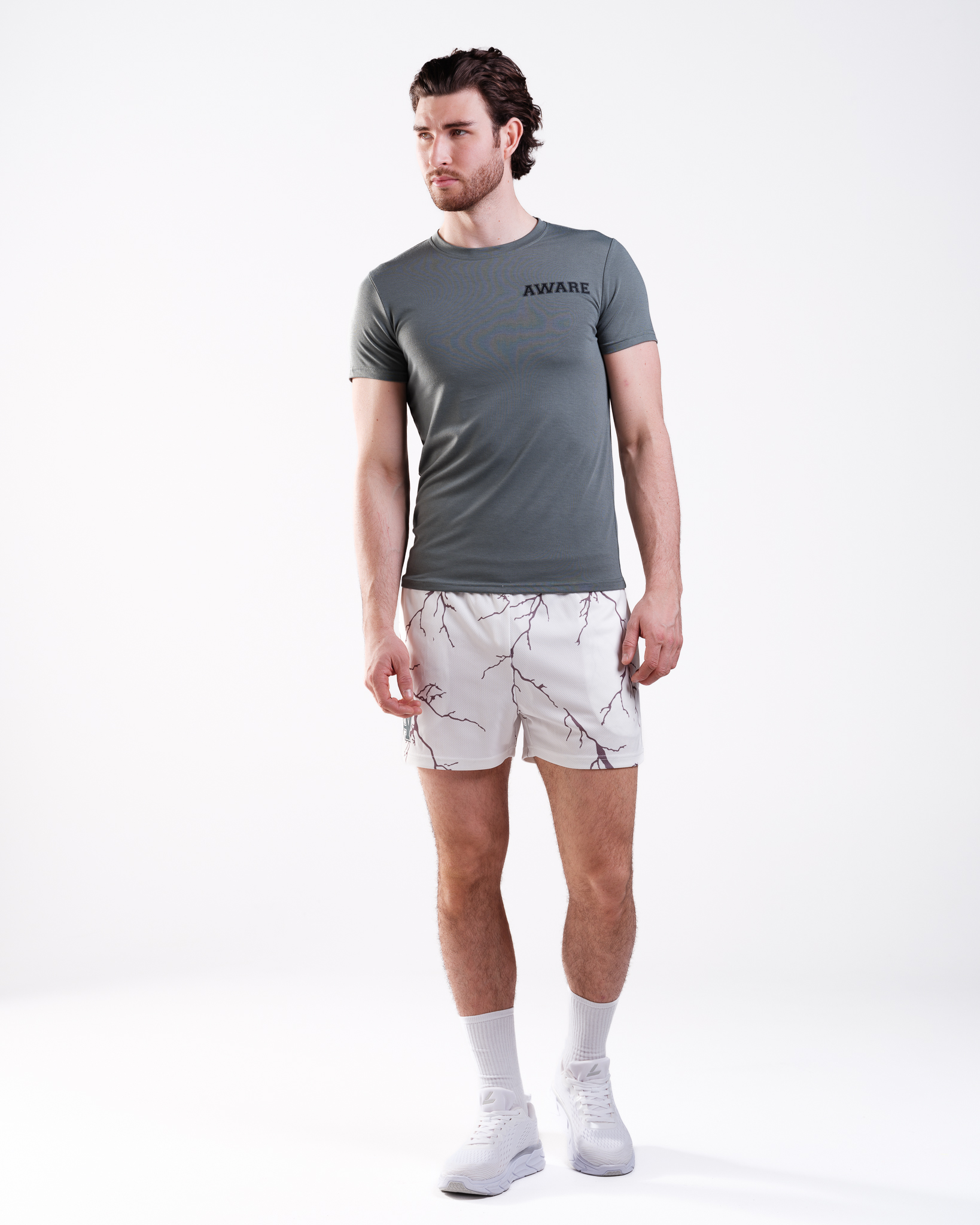 AWARE Mesh Shorts White