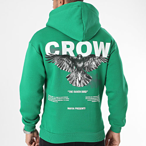 Sweat Capuche Vert