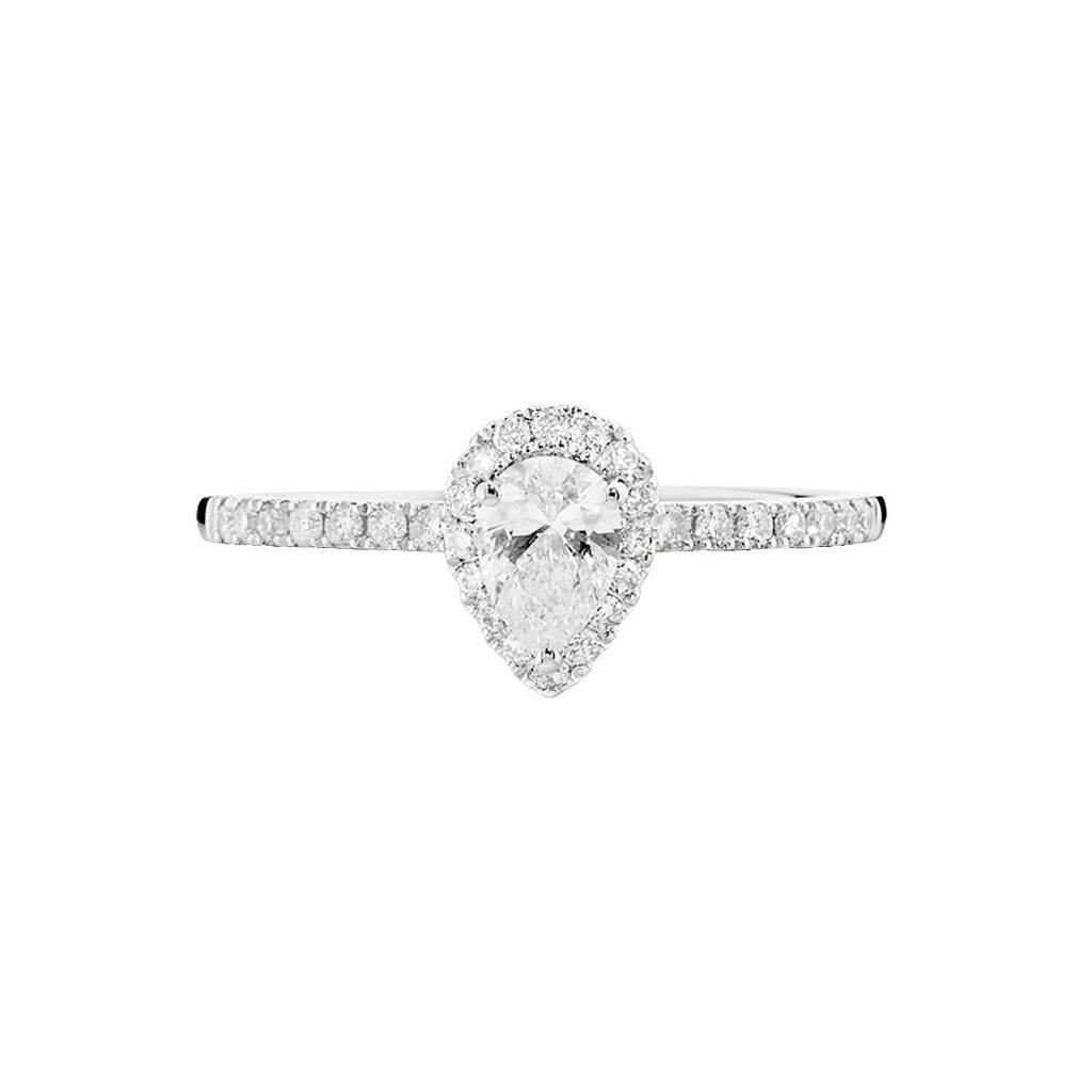 Bague Solitaire Tatiana Or Blanc Diamant