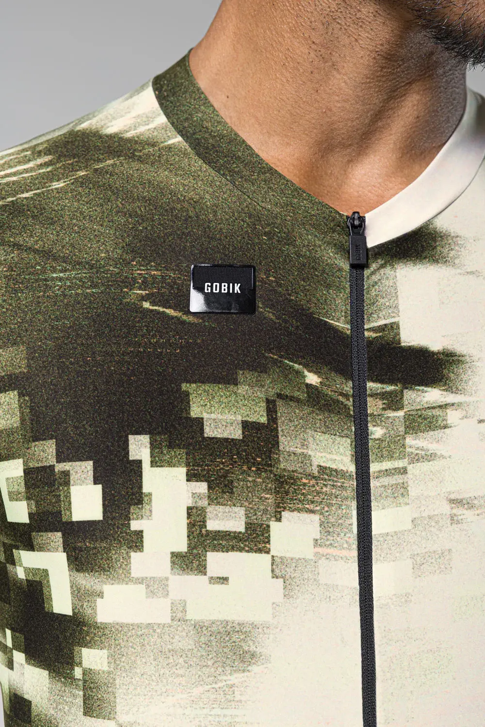 Gobik Attitude 2.0 Fietsshirt Korte Mouwen Groen/Wit Heren