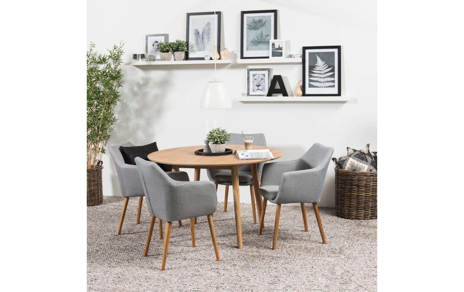 Tisch Nagano Ø 120 x 75 cm, Nature<br>Esstisch