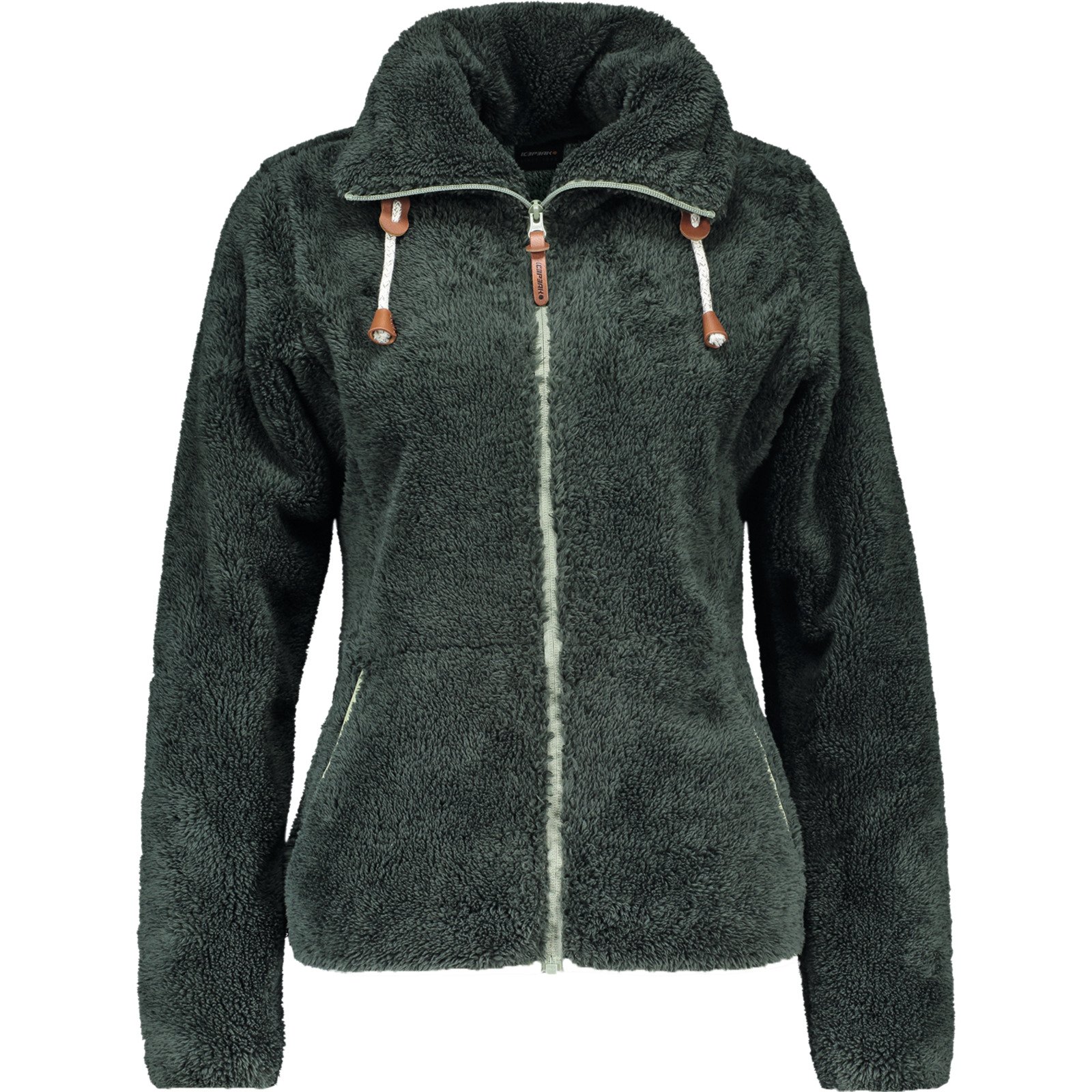 Icepeak Damen-Fleecejacke Colony S, dunkelgrün