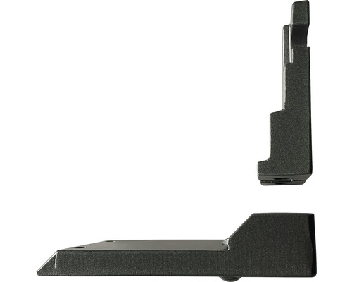 SOLUNA wandconsole voor Exquisit DB703 cassettescherm, donkergrijs