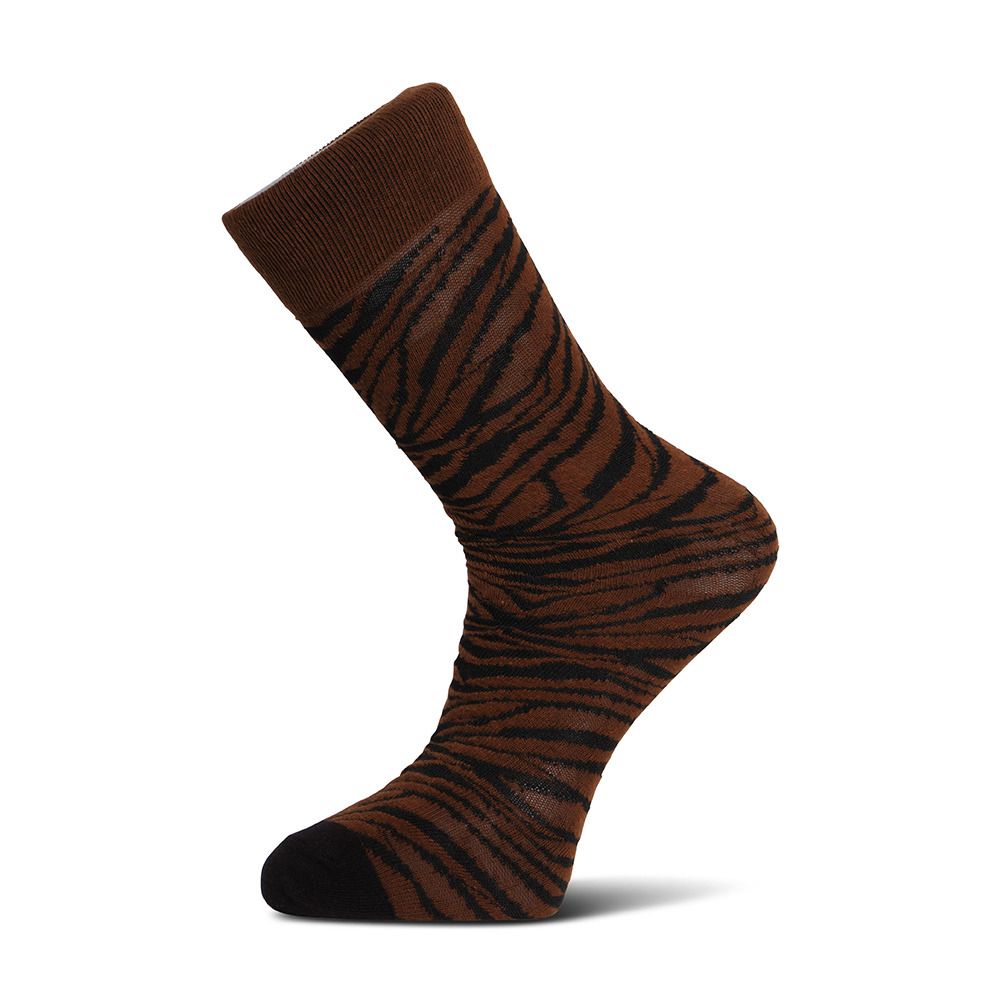 Volcom ZEBRA - Chaussettes Femme bitter chocolate