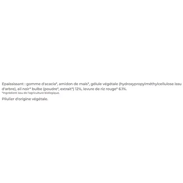 Biosens Colesterol Orgânico 45 Cápsulas Vegetais