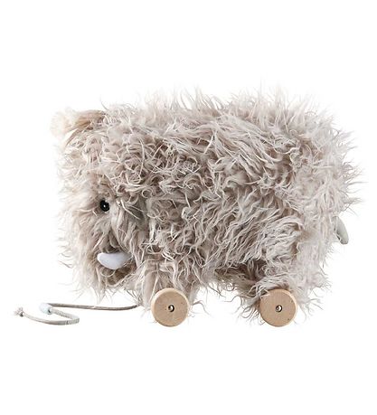 Kids Concept Nachziehspielzeug - Mammut - Grau