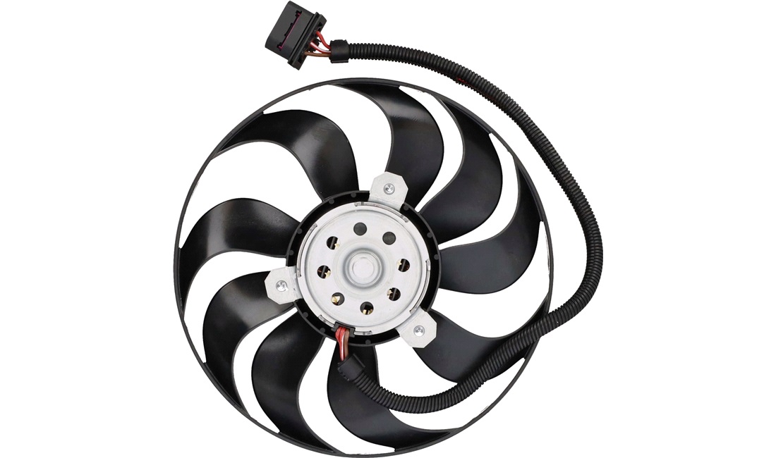 Ventilator, motorkøling