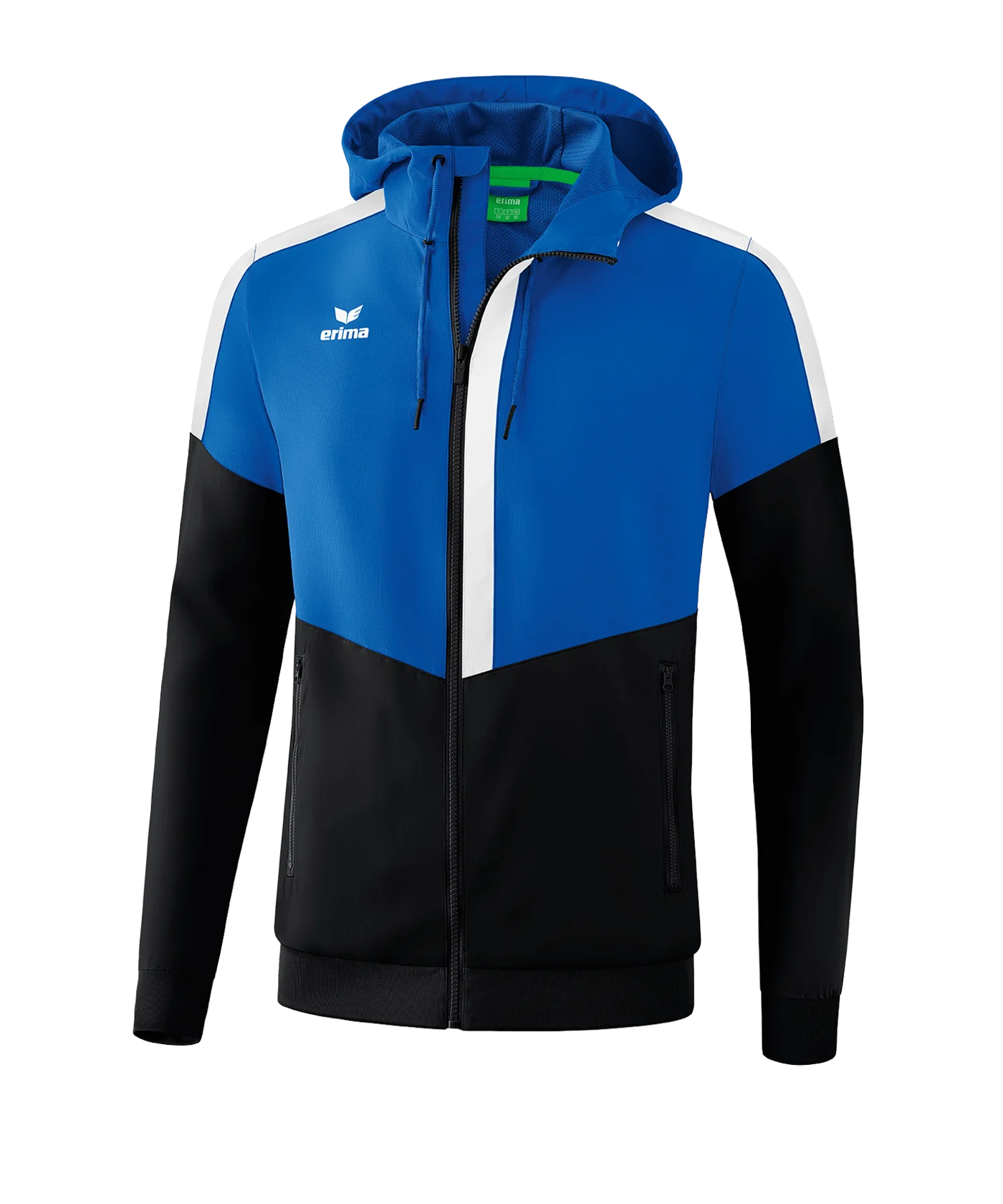 Erima Squad Präsentationsjacke Blau Schwarz