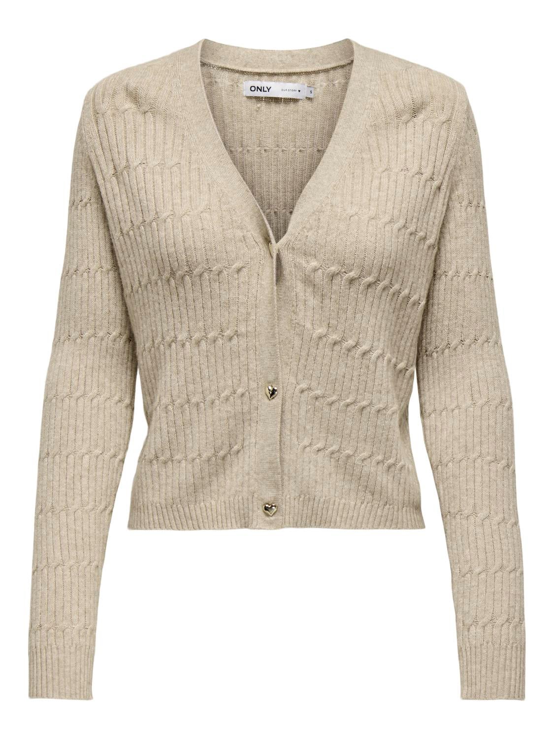 ONLKATIA Strickjacke Mocha Meringue
