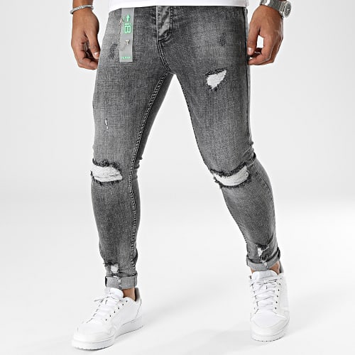 Jean Skinny Gris Anthracite