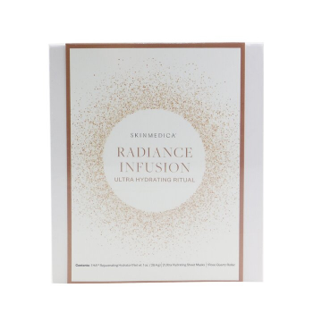 Skin Medica Skin Medica Radiance Infusion Ultra Hydrating Ritual Set: HA Rejuvenating Hydrator 28.4g   Ultra Hydrating Sheet Mask 2pcs   Rose Quartz Roller 4pcs