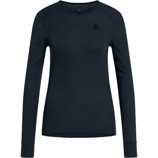 T-shirt thermique ODLO ACTIVE WARM BL TOP CREW NECK L/S W DARK SAPPHIRE