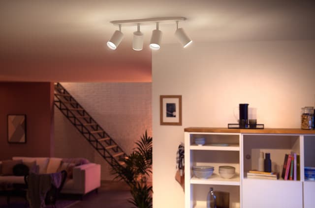 Philips Hue Fugato spotlyset 4x5,7W 230V (hvid)