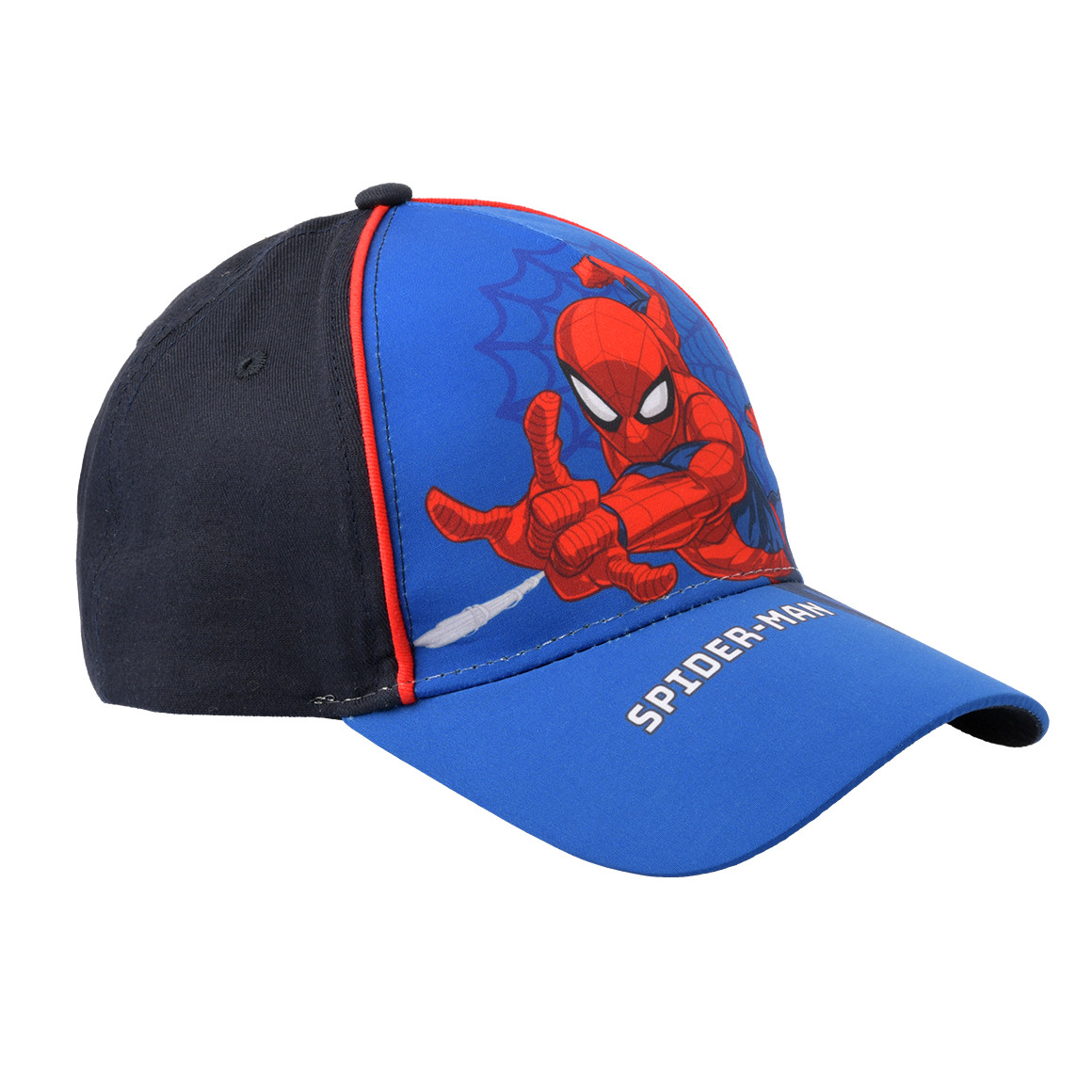 Topolino MARVEL Spider-Man Kappe mit Print blau