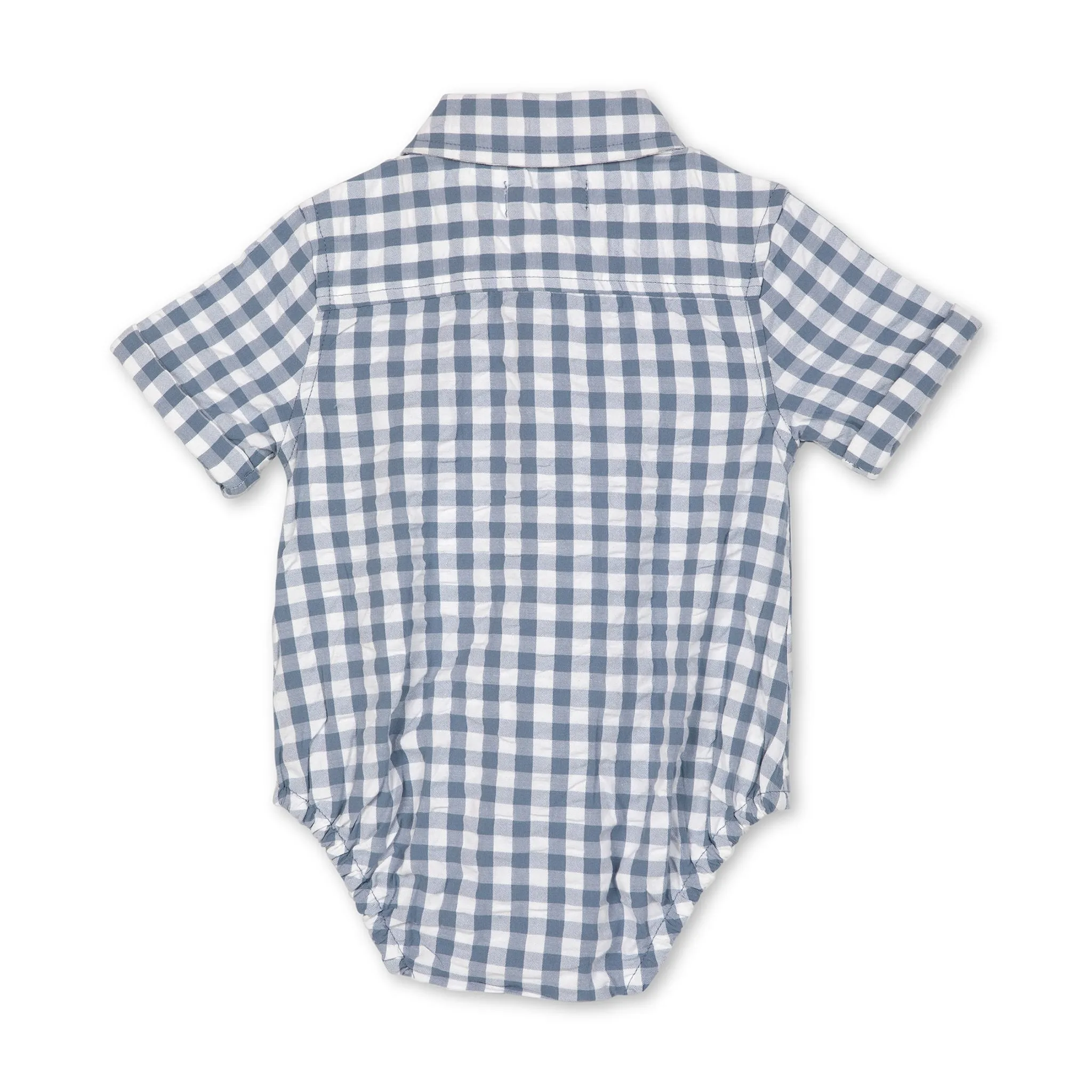 Rise Little Earthling Chemise Gingham 0-24mois