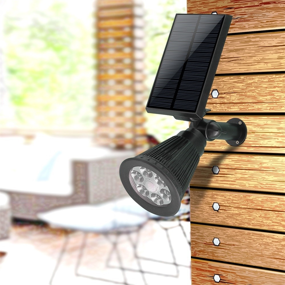 Wasserfeste LED Solar Lampe (300LM) Outdoor IP45 Gartenleuchte Bewegungsmelder   Erdspiess