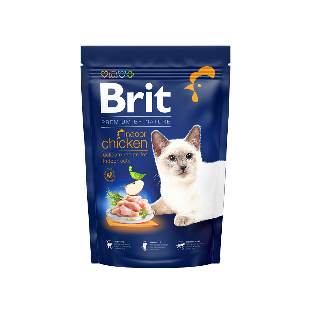Brit Premium by Nature Kat - Indoor Chicken