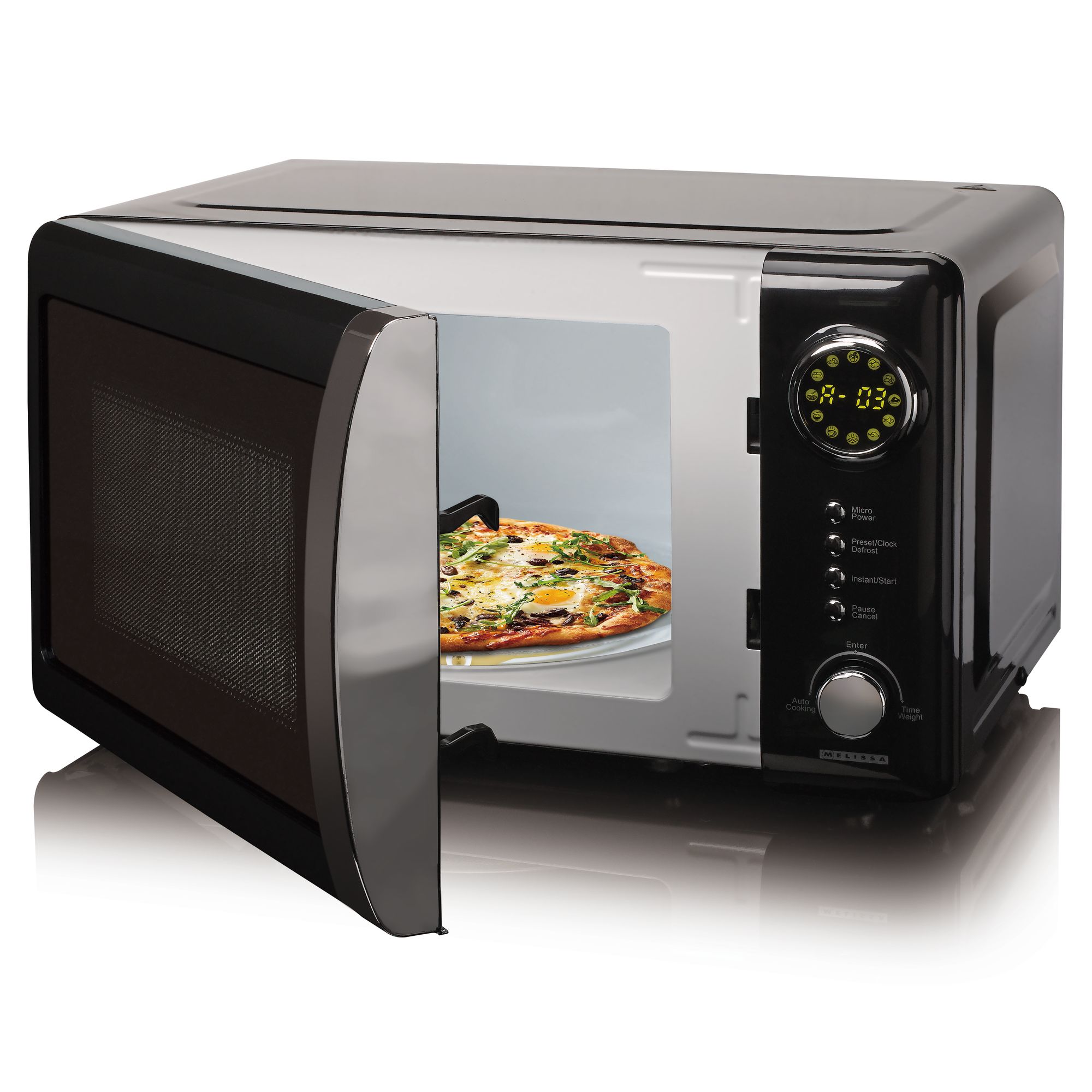 Melissa 16330132 Magnetron - Zwart